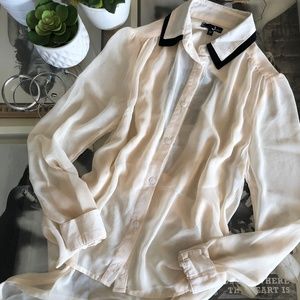 Blush Chiffon Blouse